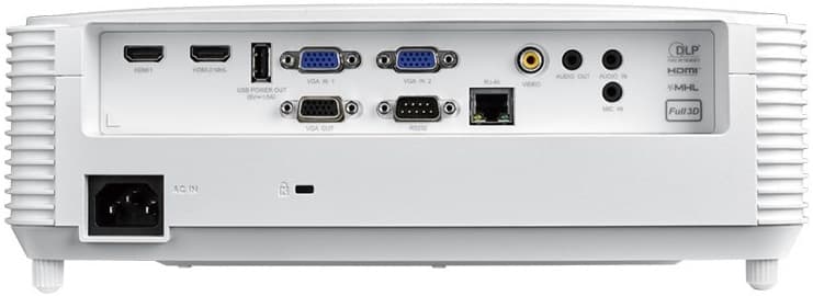 Projector Optoma W319ST Full HD 4000L WXGA  - Branco 2