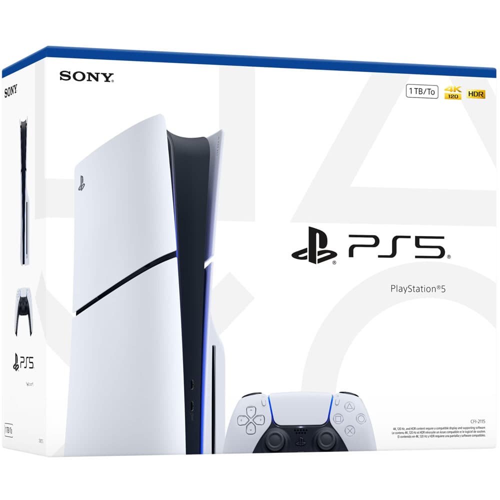 Console Sony PlayStation 5 Slim CFI-2115 Disk 1TB SSD - Black/White 4