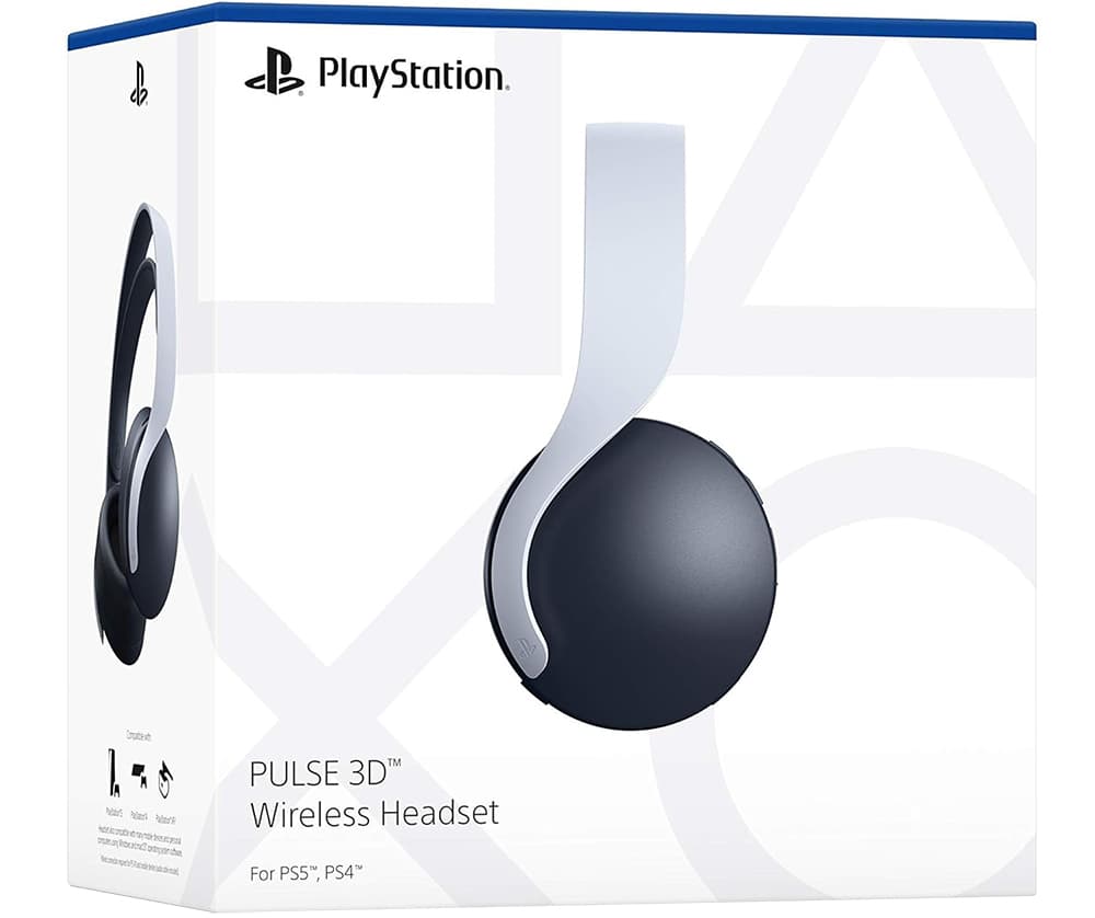 Fone de Ouvido Wireless Sony Pulse 3D para PlayStation 5 CFI-ZWH1 - White/Black 4
