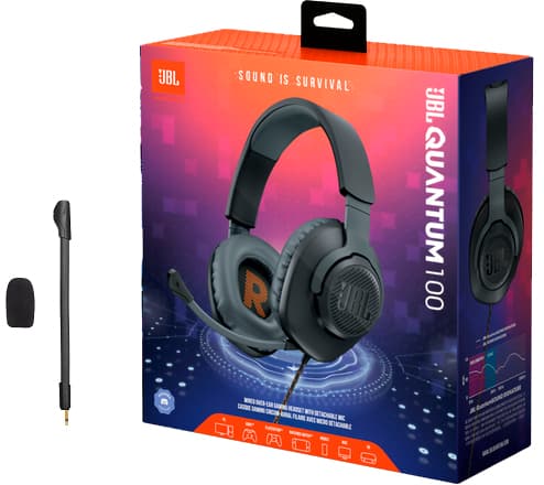 Fone de Ouvido Gaming JBL Quantum 100 - Black 4