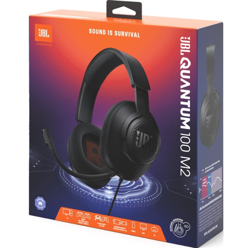 Fone de Ouvido JBL Quantum 100 M2 ANC - Black 4