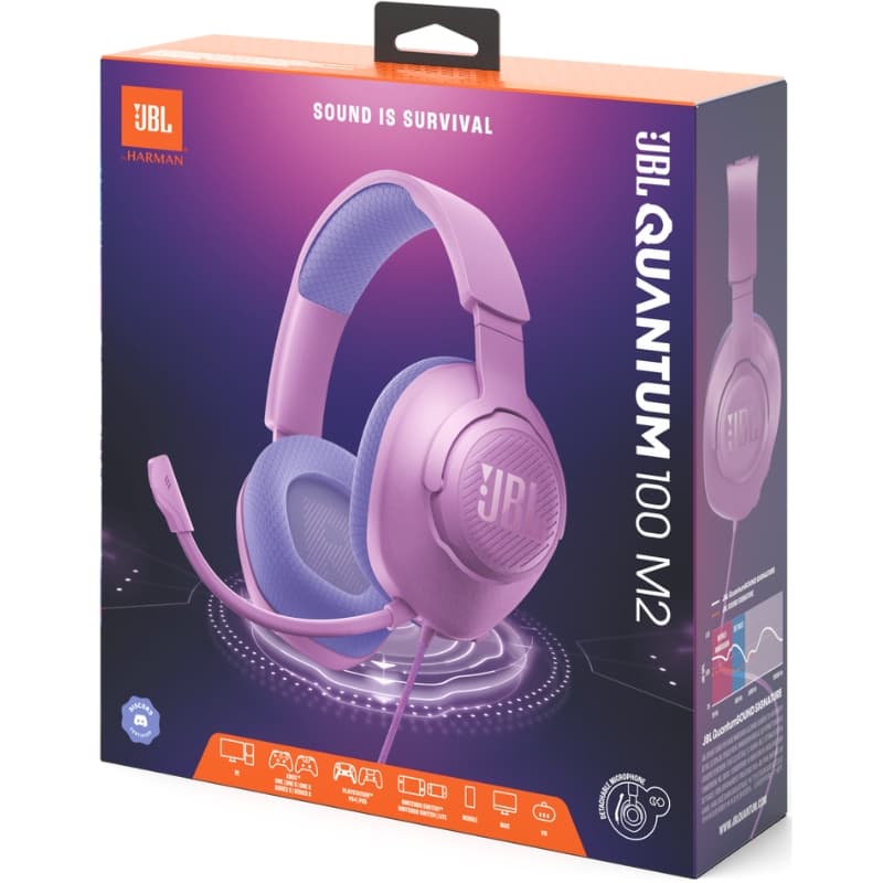 Fone de Ouvido JBL Quantum 100 M2 ANC - Purple  4