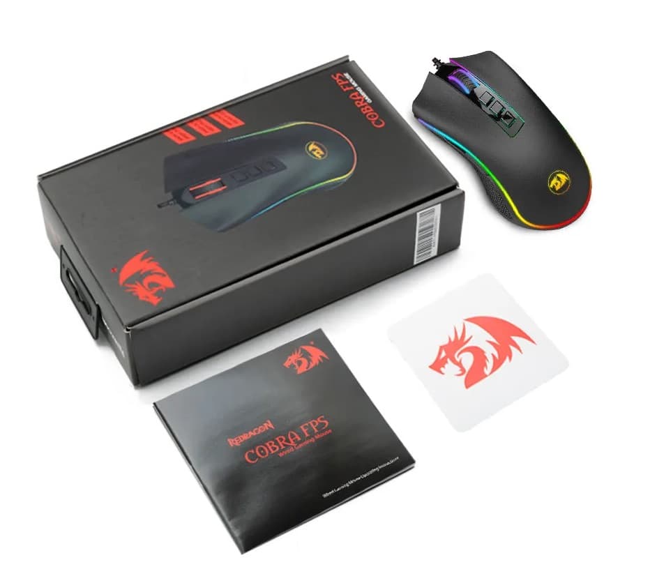 Mouse Gaming Redragon Cobra M711-FPS RGB - Black 4