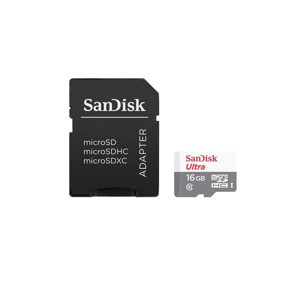 Memória microSD Sandisk Ultra SDSQUNS-016G-GN3MA 16GB 80MB/s 2