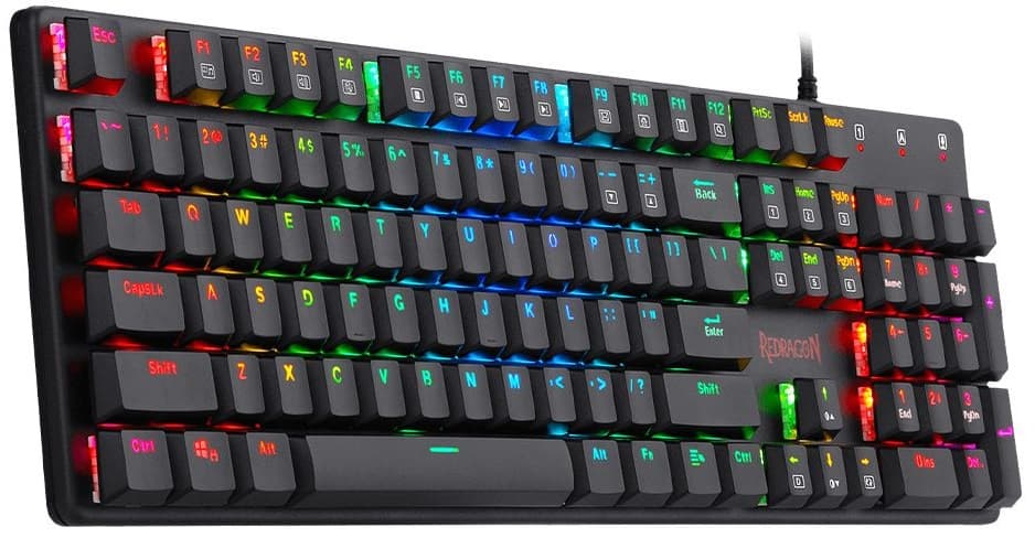 Teclado Gaming Redragon Shrapnel Mechanical K589RGB Inglês - Black 2