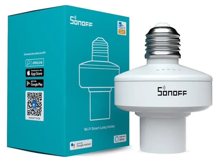 Porta Lâmpada Sonoff SlampherR2 450W Wi-Fi 2V - White 2