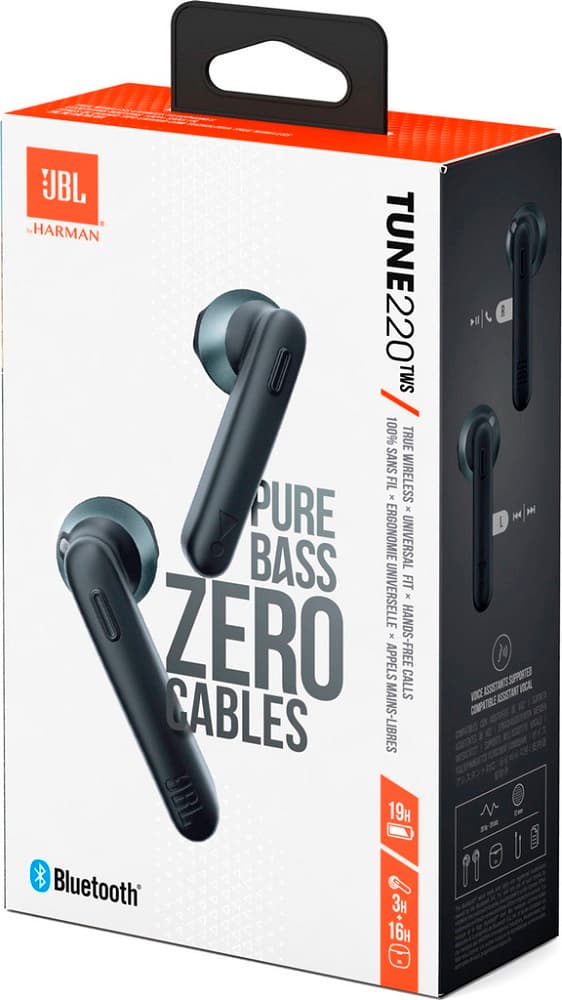Fone de ouvido JBL Tune 220TWS Bluetooth - Black 4