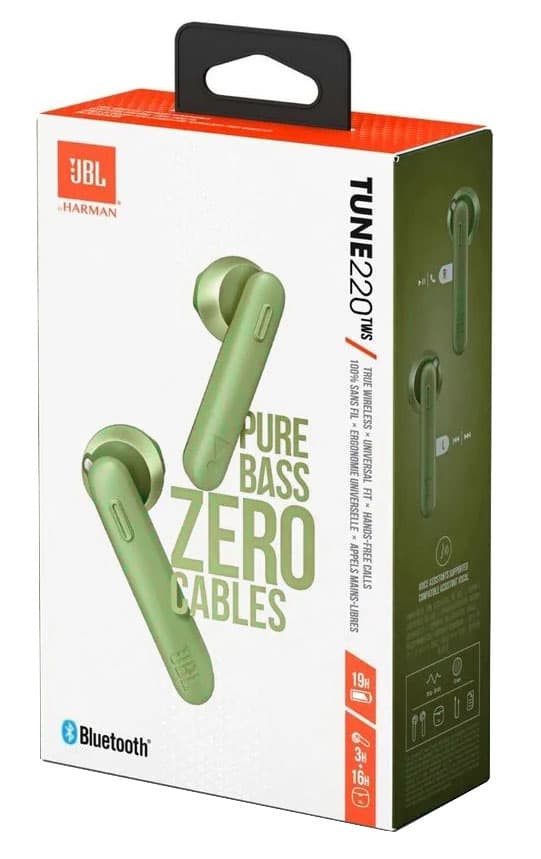Fone de Ouvido JBL Tune 220TWS Bluetooth - Verde 4