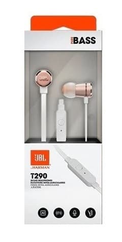 Fone de Ouvido JBL T290 - Rose/White 4