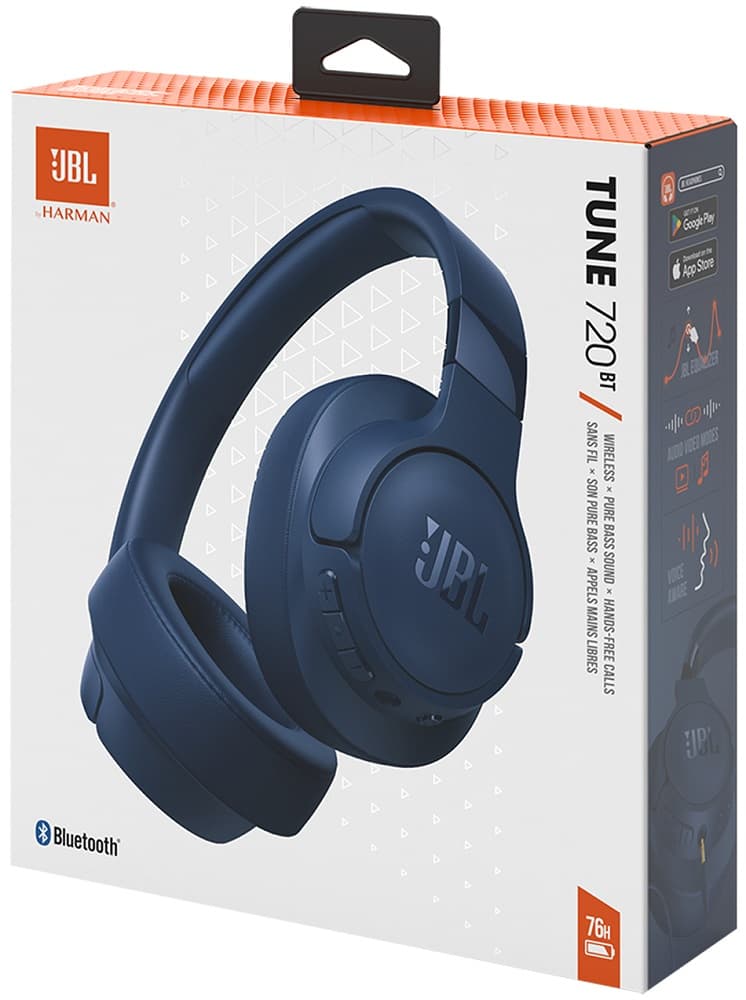 Fone De Ouvido JBL Tune 720BT Bluetooth - Blue 5