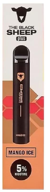 Vaper Descartável The Black Sheep Plus 5% Nicotina - Mango Ice 2