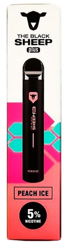 Vaper Descartável The Black Sheep Plus 5% Nicotina - Peach Ice 2