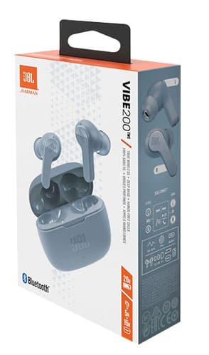 Fone de ouvido JBL Vibe 200TWS Bluetooth - Blue 4
