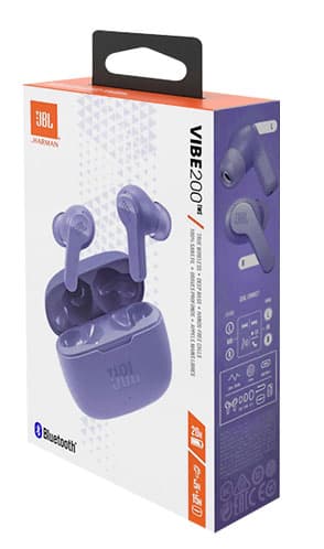 Fone de Ouvido JBL Vibe 200TWS Bluetooth - Purple 4