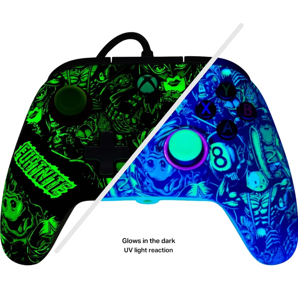Controle PowerA Xbox Series X/S/One/W11/W10 - Fortnite Glow (XBGP0438-01) 2