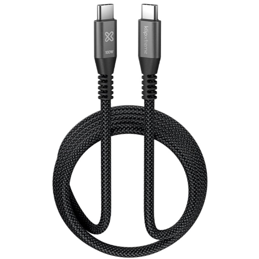 Cabo USB-C klip Xtreme PowerGo 250 KAC-250-6FT 60W (1.8m) - Black