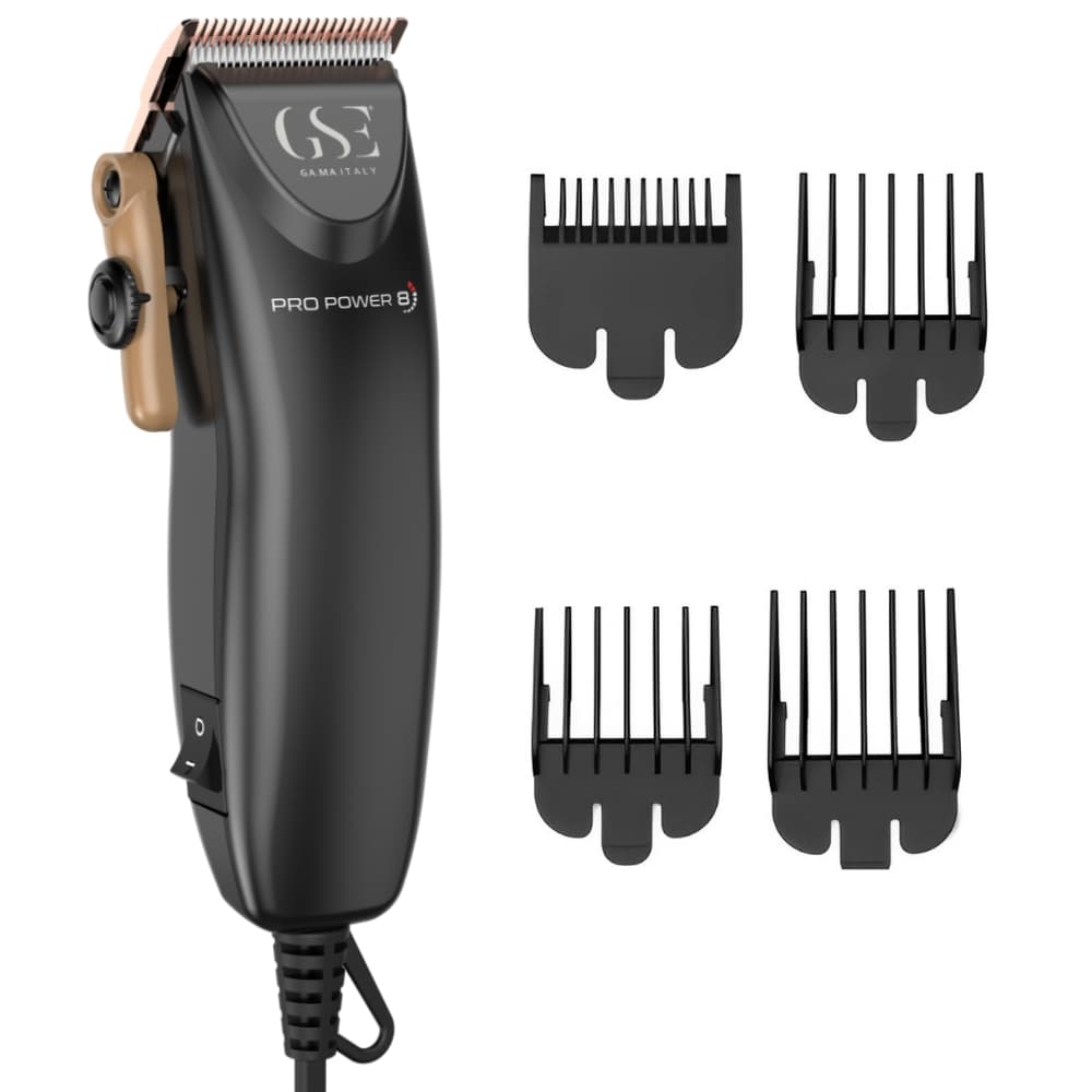 Cortador de Cabelo Gama Pro Power 8 2V - Black