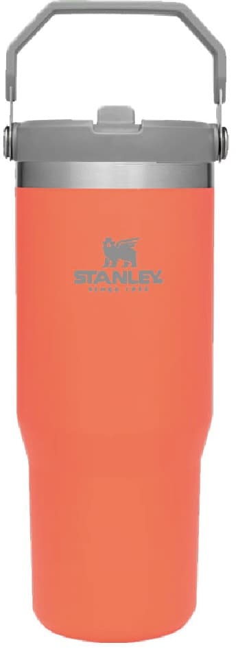 Garrafa Térmica Stanley Classic The IceFlow Flip Straw Tumbler 887mL - Guava